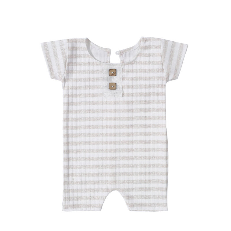 Noworodka fotografia rekwizyty ubrania dla dzieci Baby Boy Romper strój krótka, w paski kombinezon odzież do zdjęć