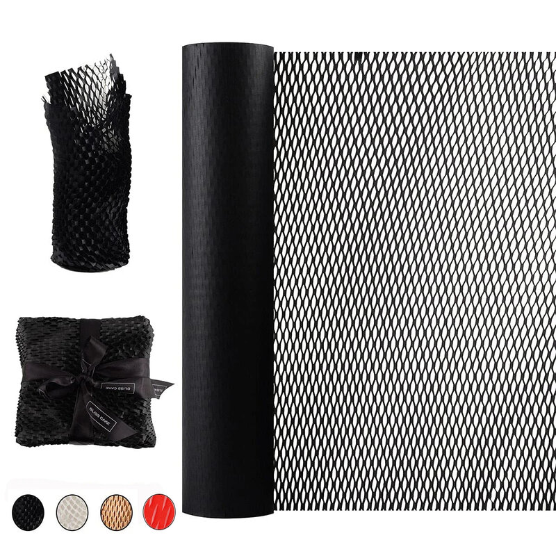 50cmx3m/5m Black/  Pink honeycomb paper for packaging and transportation packaging gifts, buffer collision agricultural breeding