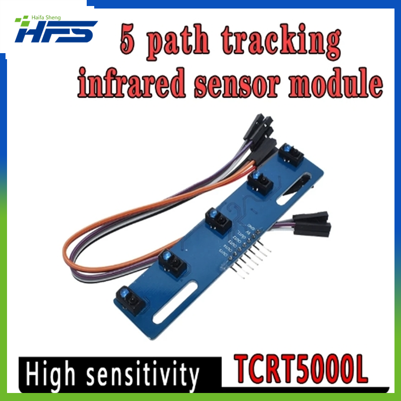 5 Channel Infrared Reflective Sensor TCRT5000 IR Photoelectric Switch Barrier Line Track Module Obstacle Avoidance Sensor