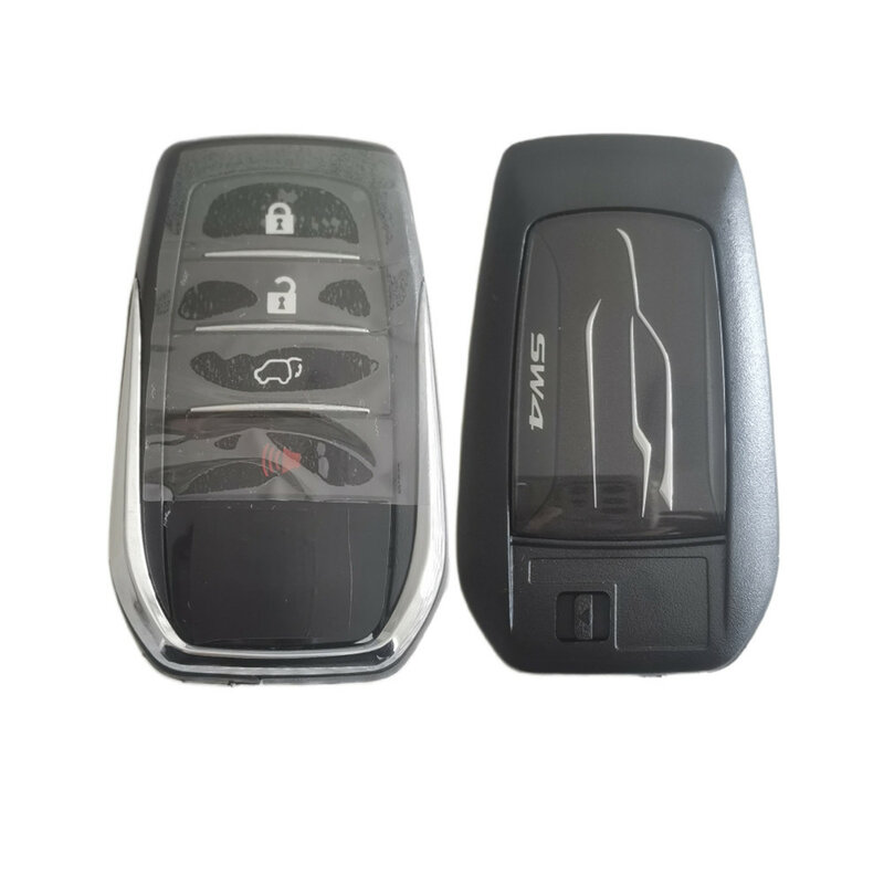 Smartcard Car Key Shell Fob Fit Voor Hilux Sw4 Inova Fortuner Landcruiser 0010 0182 0020 2110 Kd/Vvdi Board Key Remote Shell