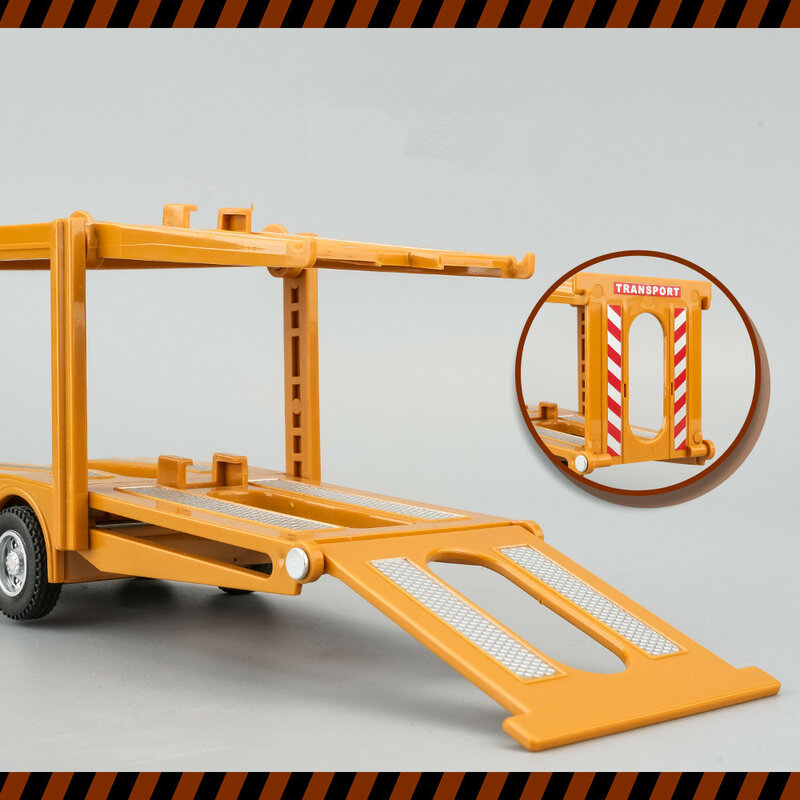 1: 50 Gelegeerd Dubbeldeks Transportmodel, Voortreffelijk Aanhangwagenbouwkundig Voertuig, Origineel Verpakkingsspeelgoed, Groothandel