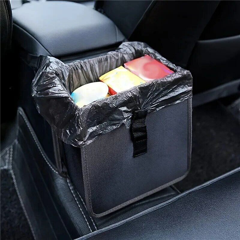Car Garbage Bin Storage Bag Car Dustbin Garbage Bag Dust Seat Back Storage Rubbish Bin Box Sundries Holder Organizer Pocket Bags
