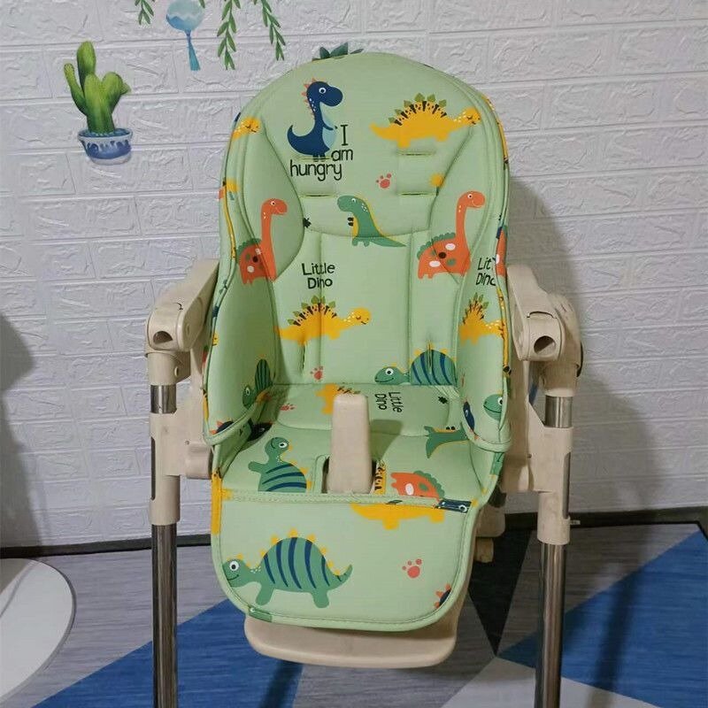 Kinder Leder Kissen Baby Esszimmers tuhl Lederbezug Pu Composite Schwamm Kissen Baby bezug Stuhl Sitz koffer Zubehör