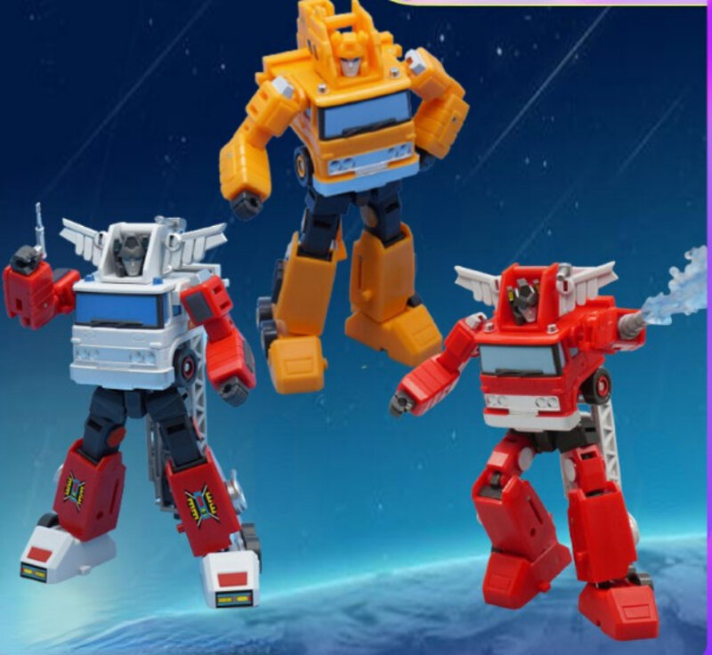 Figuras de acción de Transformers MFT MF-45, MF-46, MF45, MF46, MF-45R, MF45R, Inferno & Grapple, Mini Pocket War, Robot de juguete