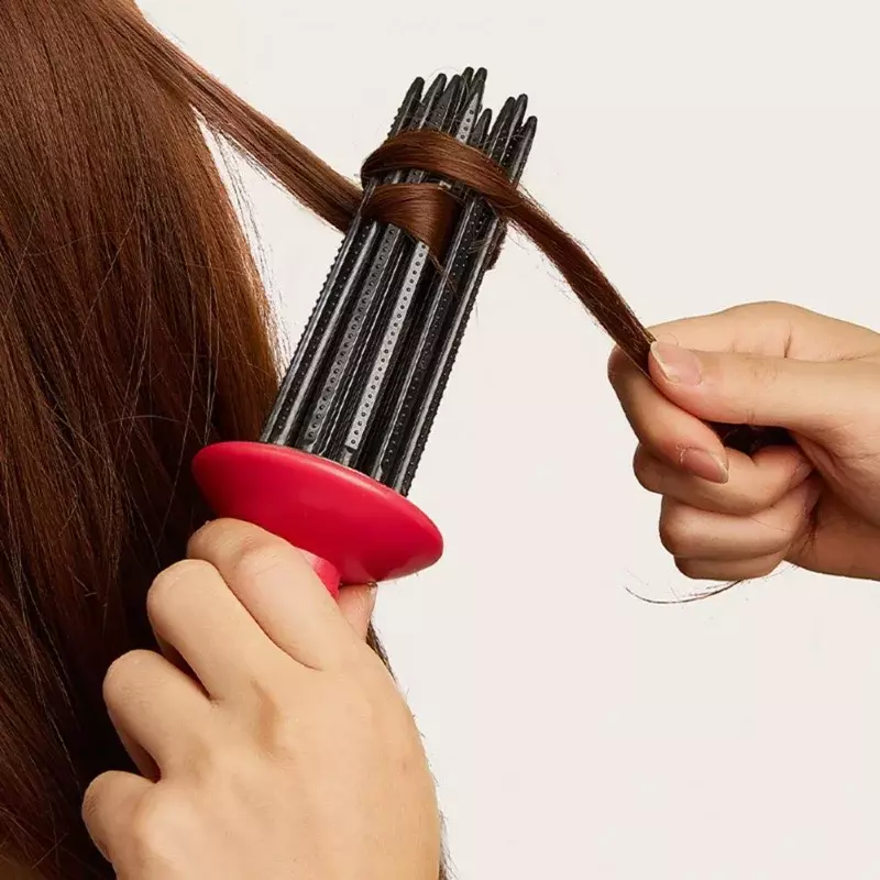 Sisir pengeriting penata rambut, alat rol sikat pengeriting tanpa panas dapat diatur Volume udara