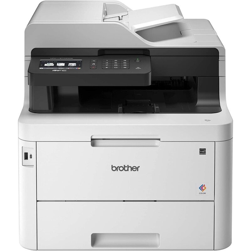 MFC-L3770CDW Draadloze Kleur Alles-In-Één Laserprinter, Automatisch Dubbelzijdig Afdrukken, 3.7 Inch Kleurentouchscreen, Printscankopie