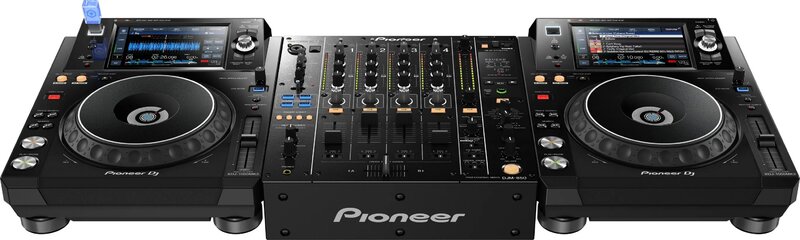 Oryginalna sprzedaż Pioneer XDJ-1000mk2 odtwarzacz płyt + konsola mix DJM750mk2