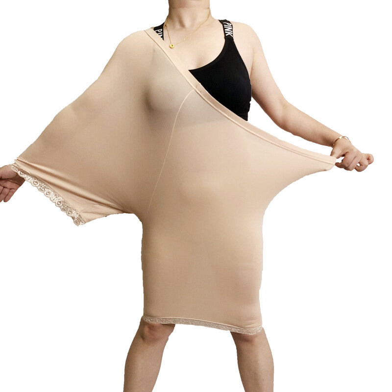 Эластичные кружевные брюки большого размера, 300 фунтов, Открытые Сексуальные забавы, эластичные, Пятиточечные, однотонные, защищающие от ходьбы светильник, толстые мм