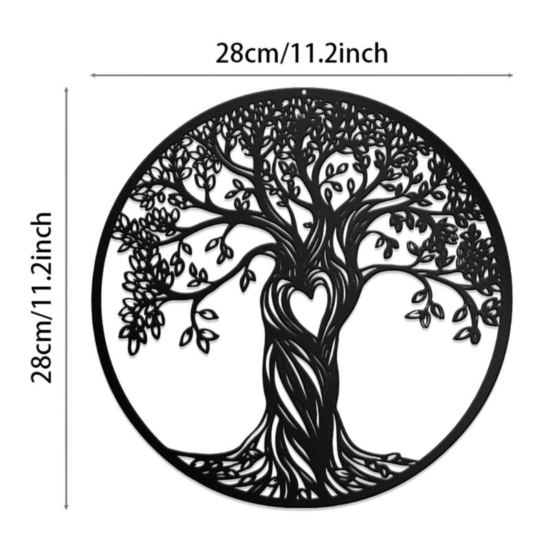 Metall-Baum des Lebens-Skulptur-Wanddekorationen, Metall-Wandkunst-Dekorationen, Hängedekorationen für Badezimmer
