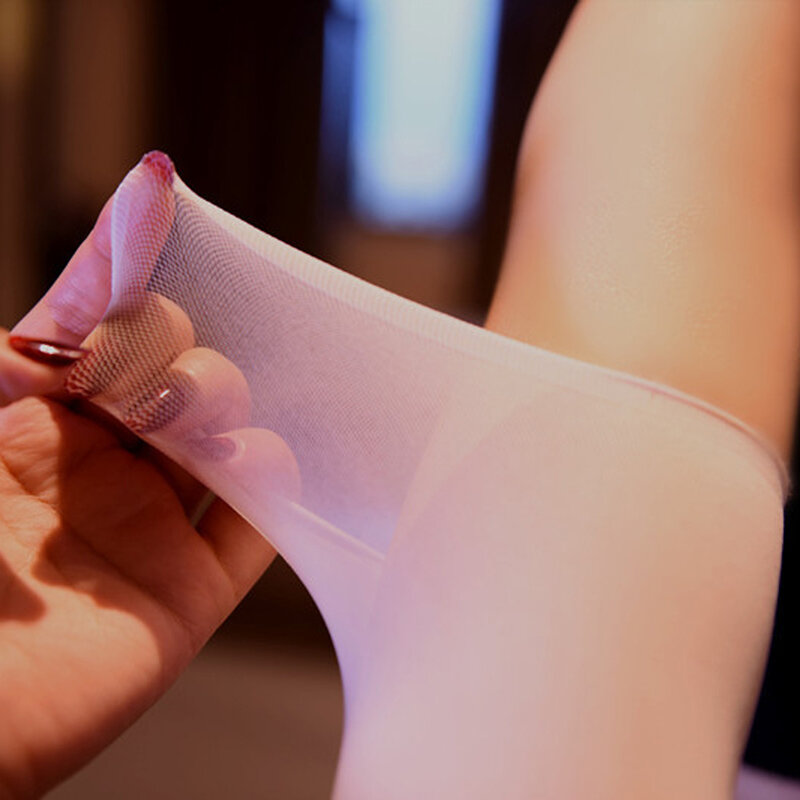 Sexy einfarbige Anti-UV-nahtlose Sonnencreme über Ellenbogen Länge transparente ultra dünne Handschuhe lange Handschuhe