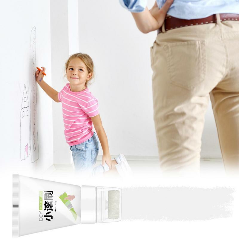 Pintura de parede pequena pintura de parede portátil suprimentos para renovação rápida e ambiental escova de rolamento para a cozinha do quarto