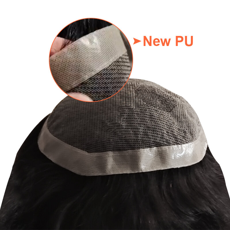 Männer Toupet Perücke für Männer Australien Kapillar prothese 100% Echthaar Spitze und NPU Indian Remy Haare rsatz system