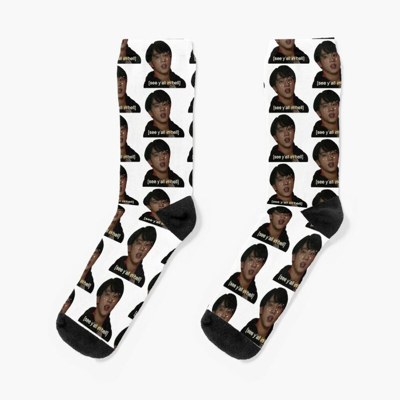 Jin Socken schwarze Socken Basketball Wander junge Socken Frauen