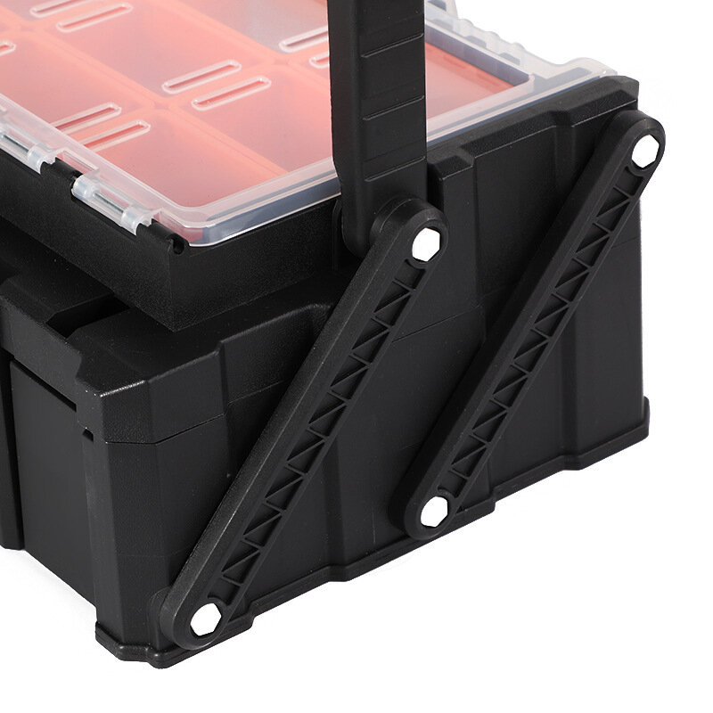 Caja de almacenamiento de plástico para piezas de mecánica, organizador de herramientas de tornillo, cajón
