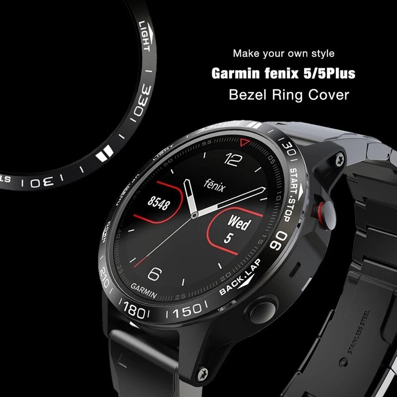 Cubierta de parachoques de reloj de acero inoxidable para Garmin Fenix 7 7X 7s Pro, anillo de bisel, cubierta de Metal antiarañazos para Garmin Fenix 7X Pro