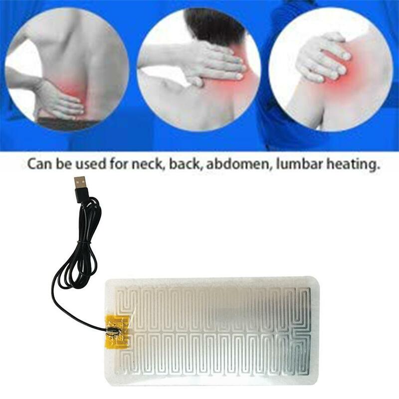 USB Aquecimento Pad Protector, esteira quente elétrica, aquecimento Film, ombro, pescoço, costas, abdômen, almofada, Pet Bed, manter a cintura quente, 5V