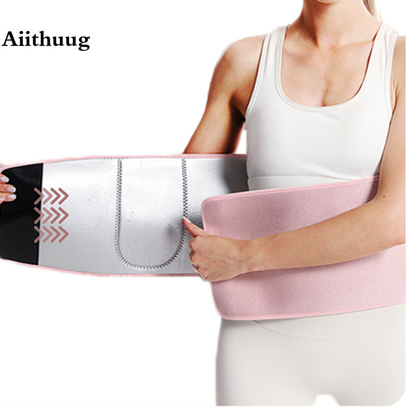 Aiithuug vita Trainning corsetto cinture da palestra cintura da allenamento corsetti sportivi Yoga Top Fat Burn cintura Body Shaping fascia in vita attiva