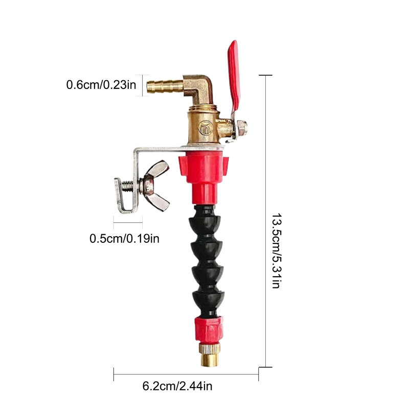Dust Remover Water Sprayer System Nozzle Coolant Misting Dust-proof For Marble Brick Tile Cutting Machine Angle Grinder Cutter