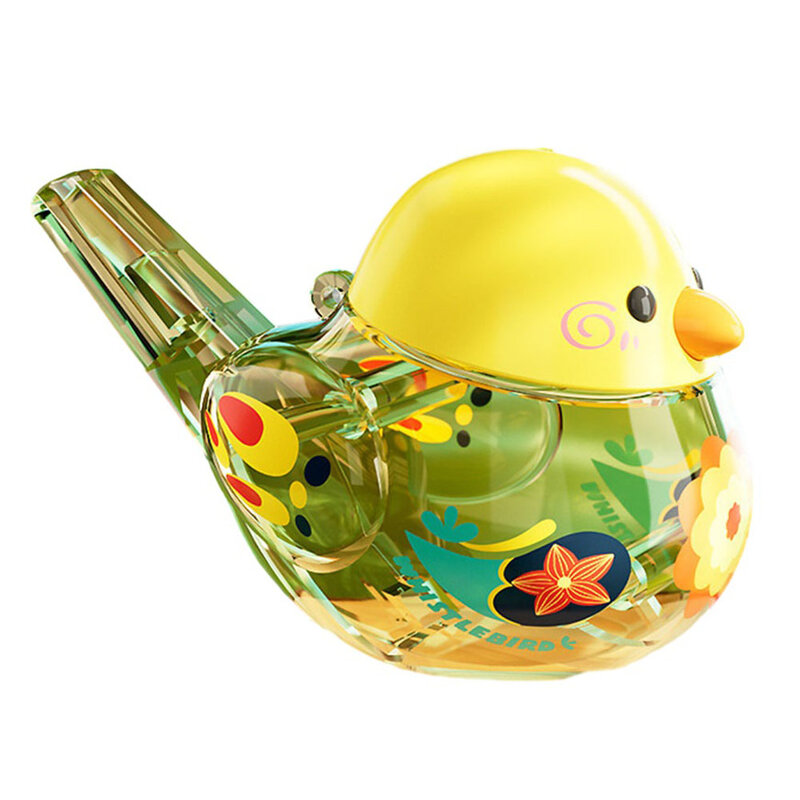 Silbato de agua para pájaros, pipa colorida de Material ABS, juguete divertido para niños, accesorios para regalos de cumpleaños, 1 unidad