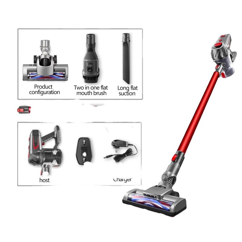 NH001 Portable Easy To Operate 0.8L Let Dust Cordless Dry Wireless Vacuum Cleaner