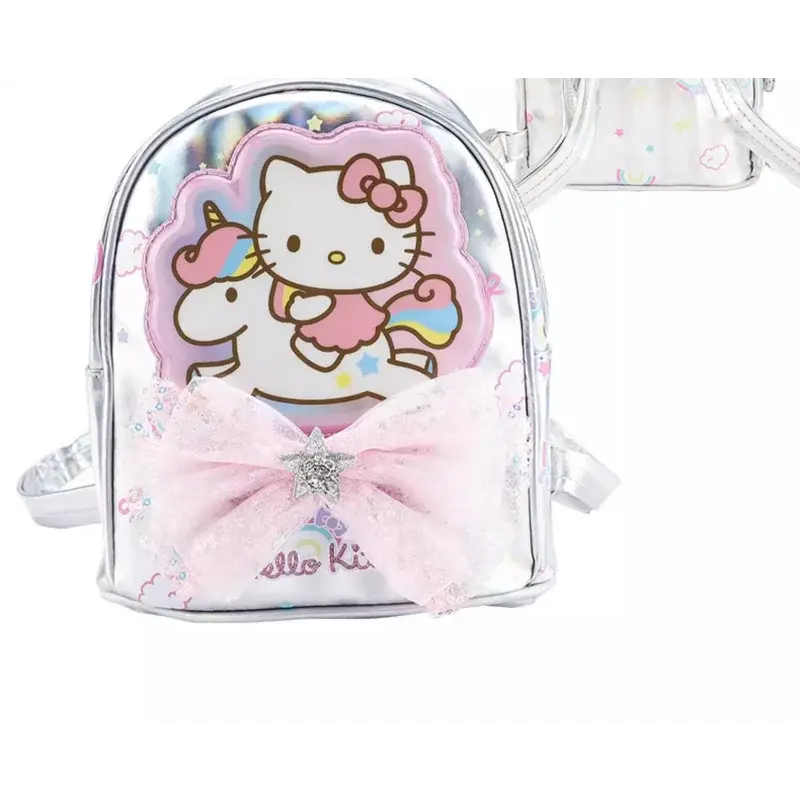 Sanurgente-Cartable d'étudiant Hello Kitty, sac à dos étudiant de dessin animé mignon, grande capacité, nouveau