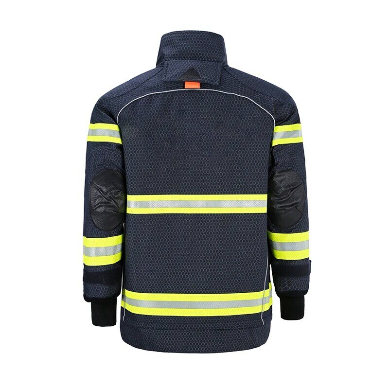 CE сертифицированные EN469 темно-синие пожарные костюмы