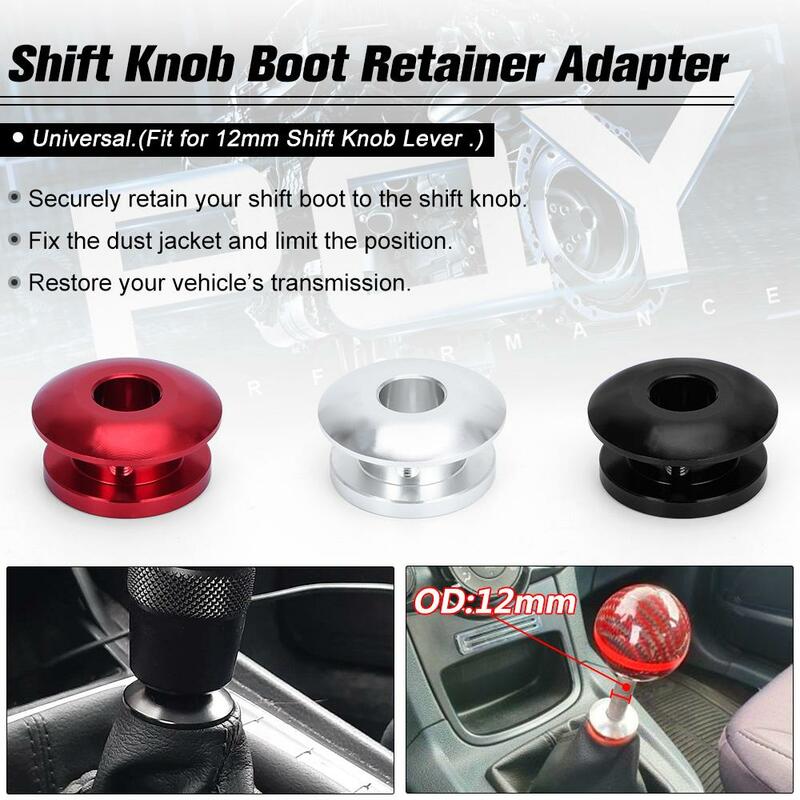 Universal Shift Knob Stopper, Shifting Head Limiter, Fixa Base Gear Head Buckle, Alumínio Car Gear Knob Limiter