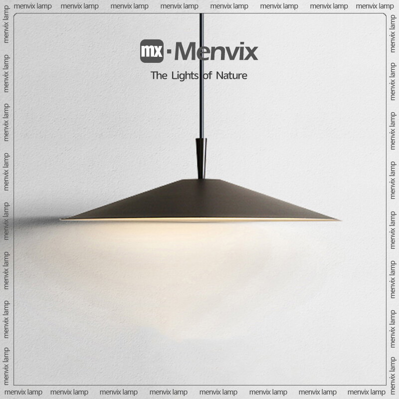 Menvix lampu gantung Led desain Nordic hitam untuk meja ruang makan dapur lampu gantung perlengkapan rumah seni dekorasi pencahayaan berkilau