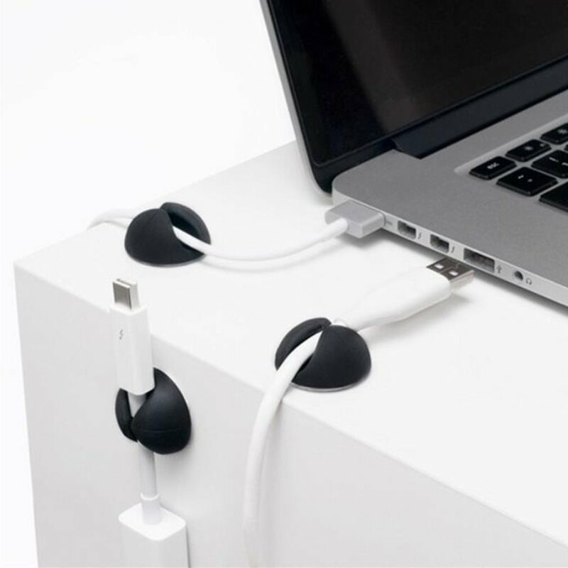 20 Stück Kabel klemmen Wickler Silikon kabel Organizer Desktop-Kabel Speicher Ladegerät Kabel halter für Auto USB-Lade tablett Kabel