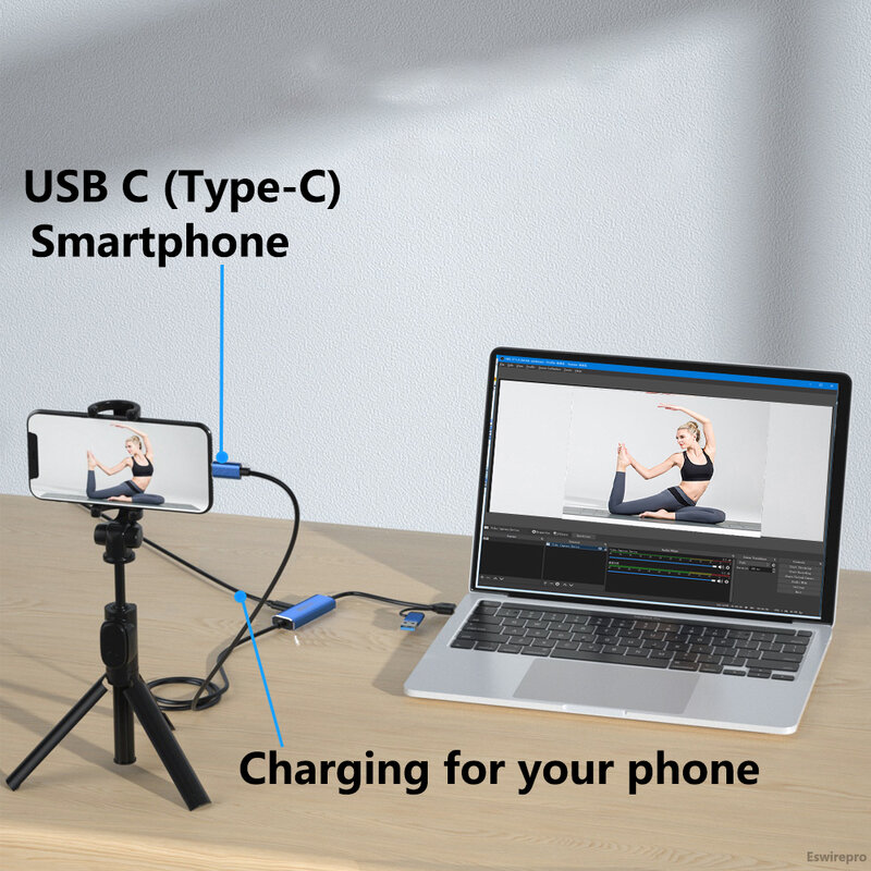 USB Type-Cカード,Nintendo Switch用ライブ携帯電話ゲーム,1080p,60fps
