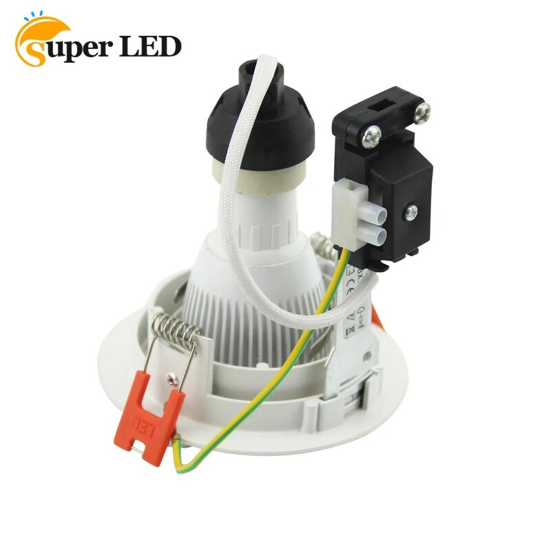 Plafonnier LED simple et économique, spot, GU10 MR16, support, luminaire pour solutions d'éclairage commercial