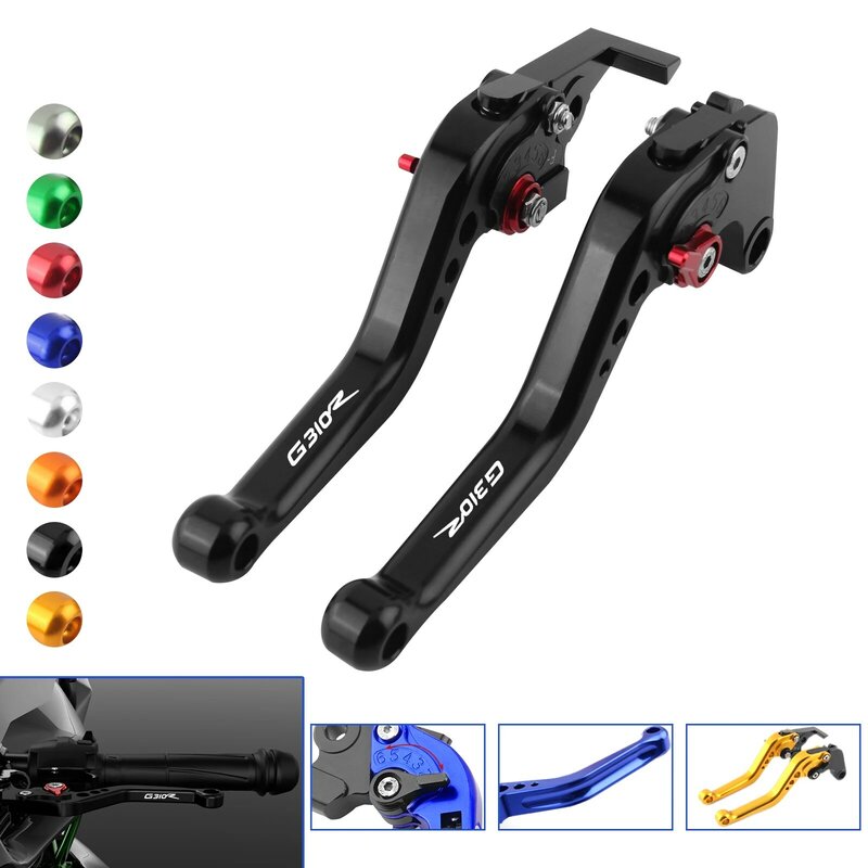Motorcycle Accessories Short Brake Clutch Lever Handles For BMW G310R 2017 2018 2019 2020 2021 2022 2023