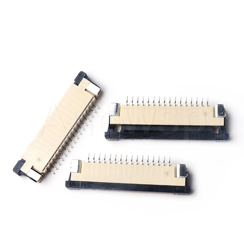 5 Pcs/Lot FFC/FPC Spacing of 1.0mm，Draw-Out Type，4/5/6/7/8/9/10/11/12/14/16/18/20/22-60p Flat Cable Connector