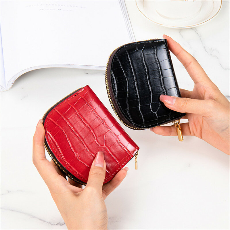 Selling 2022 Business Card Holder Wallet Women Bank/ID/Credit Card Holder Card Wallet PU Leather Protects Case Coin Purse
