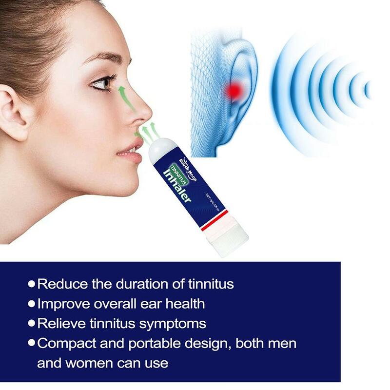 Inhalador de tratamiento para aliviar el zumbido del oído, 1/3/5 piezas, alivia la sordera, el Tinnitus, la picazón y el dolor de oído, tratamiento auditivo duro para el cuidado de la salud