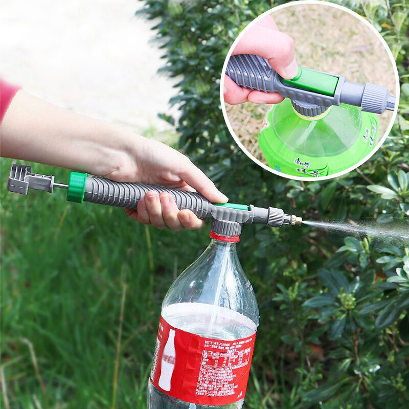 Semprotan Pompa Udara Tekanan Tinggi Manual Semprotan Botol Minum Dapat Disesuaikan Nosel Kepala Semprotan Alat Penyiram Taman Alat Pertanian