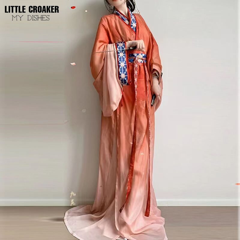 Krieg führende Staaten Periode chinesisches Kleid Frau traditionelle Party kleider für Frauen chinesisches Hanfu Cosplay Set
