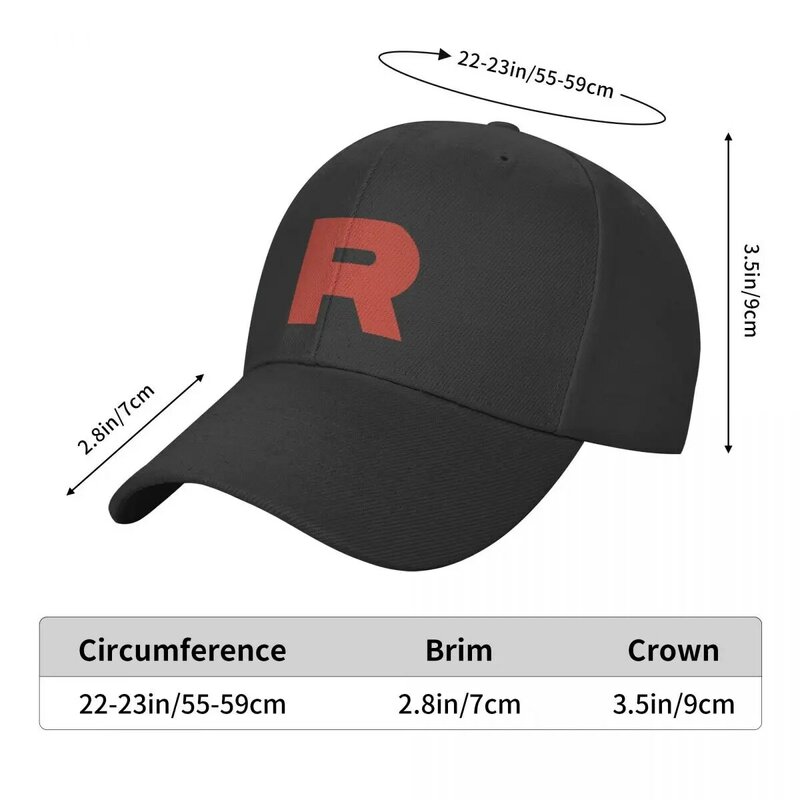 Team Rocket Baseball Cap Luxury Brand Golf Hat Man fishing hat Women's Beach Outlet 2023 Men's
