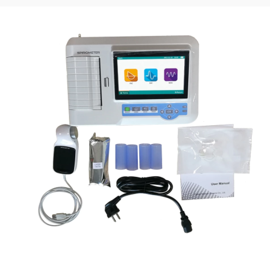 CONTEC Mới Nhất Di Động Chức Năng Phổi Thử Nghiệm Thiết Bị Spirometer/Spirometry Màn SP100
