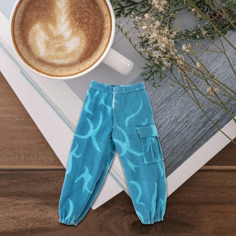Male Doll Pants 1/6 Scale Figure Clothes Action Figures Trousers for Living Room Household Bedroom Gifts 12inch Male Figures