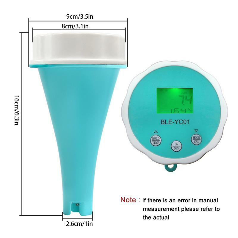 Bolígrafo de calidad del agua 6 en 1, medidor de prueba, probador multiparámetros inalámbrico profesional, alimentado por aplicación móvil