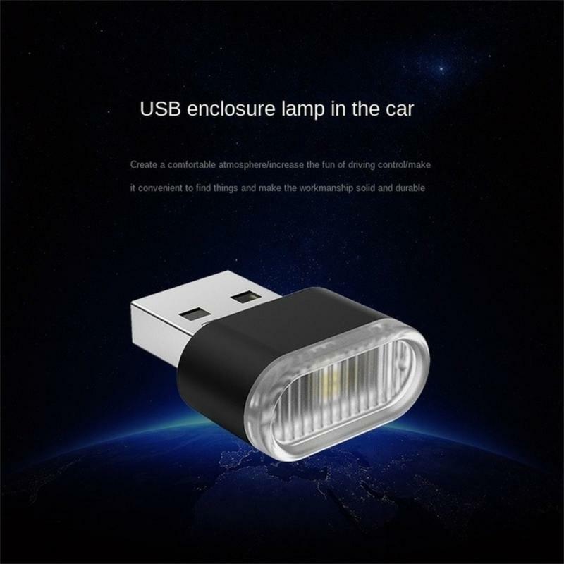 Luces de ambiente LED Mini USB para coche, Lámpara decorativa Interior, proyector láser estrellado, iluminación de decoración automática, luces nocturnas