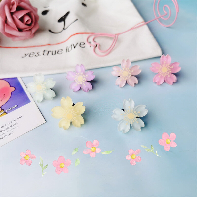 Słodkie różowe sznurowadło kwiatowe japońskie śliczne płócienne dekoracja butów sneakersy DIY akcesoria dla dzieci dziewczyny prezenty 1 szt