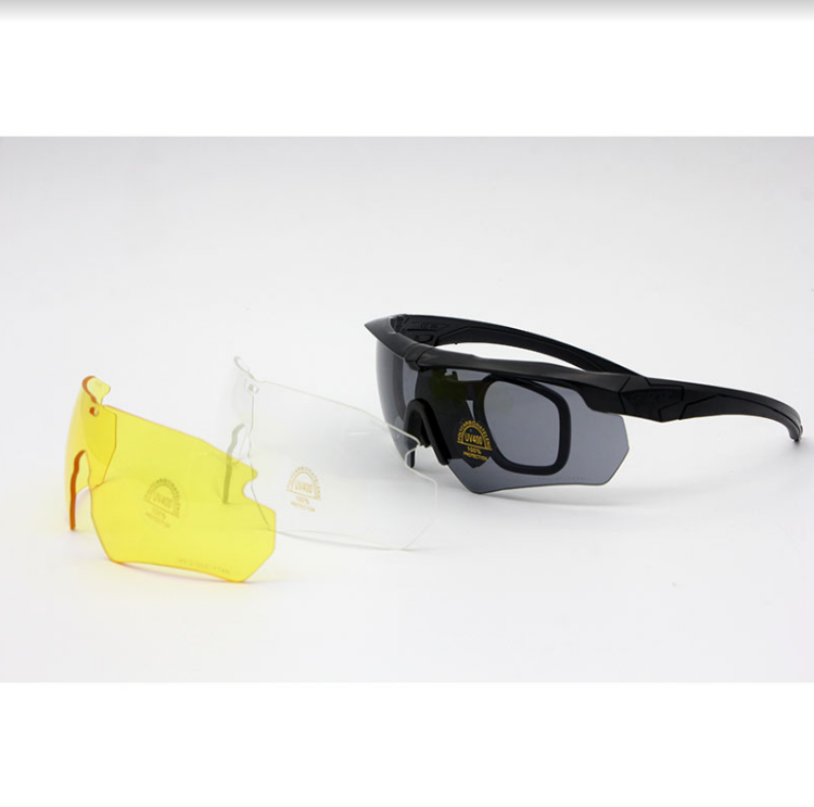 ESS kusza okulary taktyczne dla fana wojskowości strzelanie kuloodporne gogle sportowe na świeżym powietrzu wiatroszczelne lustro