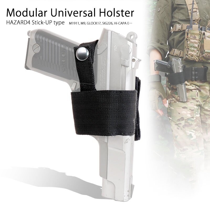 Universal ยุทธวิธีปกปิด Carry Gun Holster Molle ทหาร Airsoft Glock Handgun กระเป๋าการล่าสัตว์ปืนผู้ถือเอวกระเป๋า