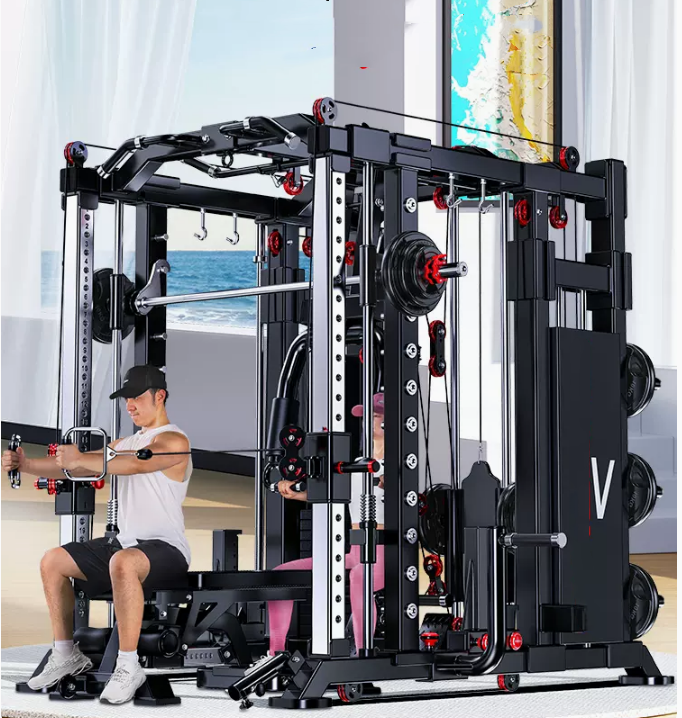 Attrezzature per il Fitness home multifunzione gantry Smith machine squat one set combinazione completa di attrezzature per l'allenamento