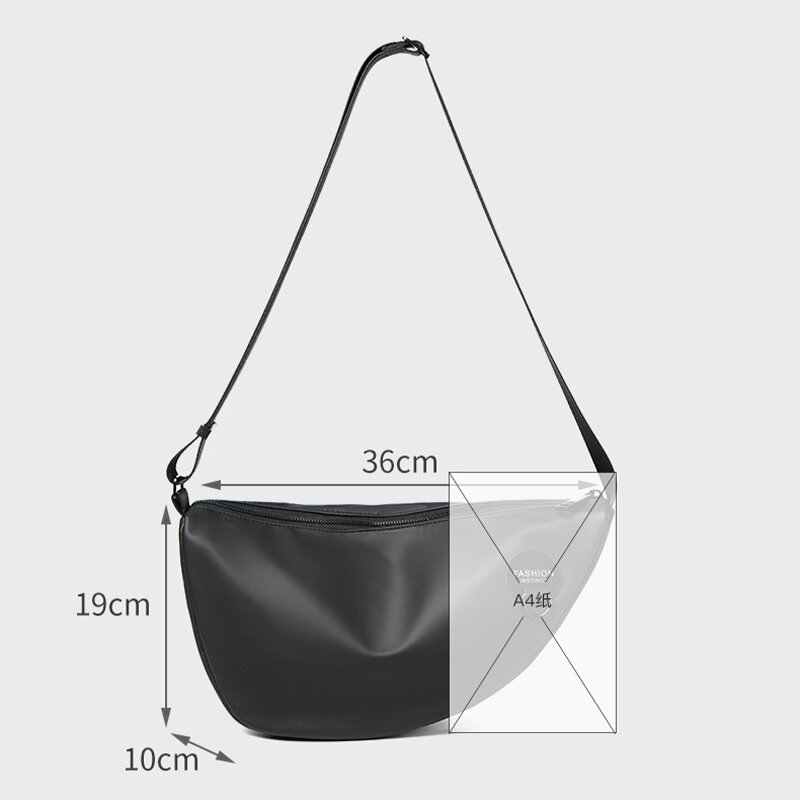 Moda Peito Bag para Homens e Mulheres Casual Shoulder Bag Trendy Unisex Crossbody Bag Trendy Marca Mensagem Bag Diário Comuting Bag