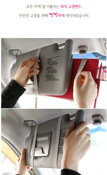 Car Sun Visor Receive Bag Car Boot Organiser Storage Bag Box Multi-Use Tools Organizer for Fuel Card Mobile Phone Car Decor
