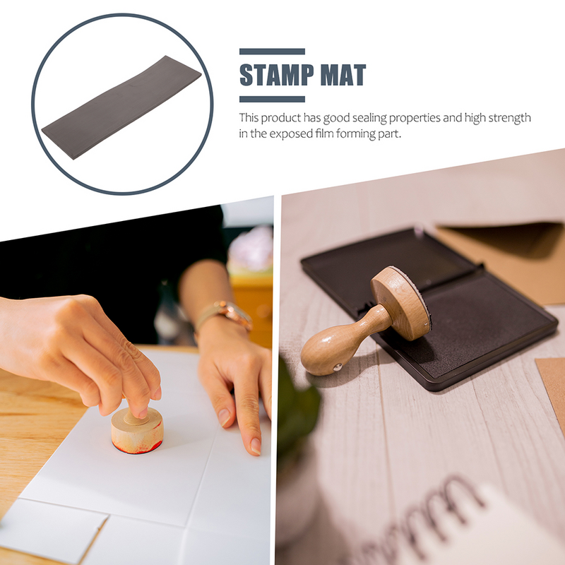 Profissional fotossensível Stamp Mat, Home Stamp Making Pad, Multi-Uso, 2pcs