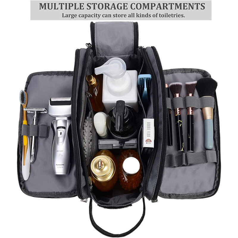 Borse da viaggio uomo donna borsa cosmetica borse per il trucco impermeabili Organizer borsa da toilette per cosmetici di grande capacità Organizadores